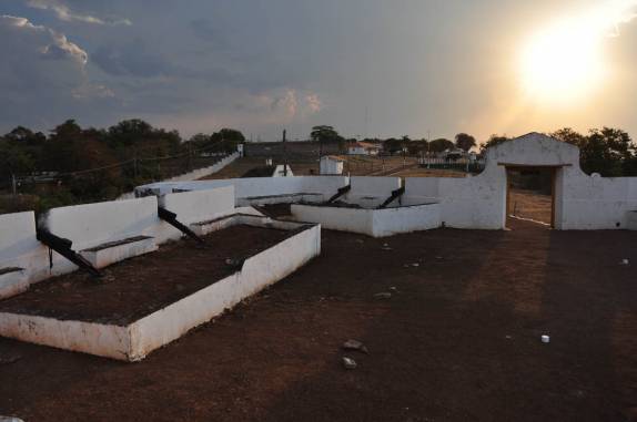 Fim de tarde no Forte Junqueira, em Corumbá, no Mato Grosso do Sul